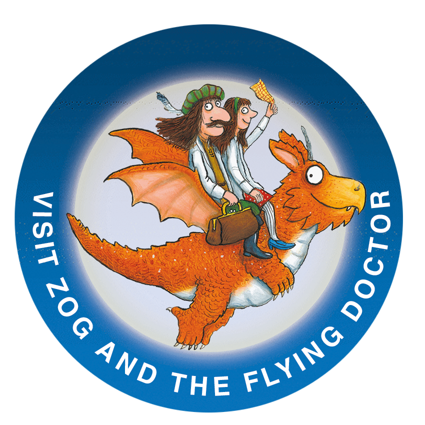 Zog and the flying Doctors on stage