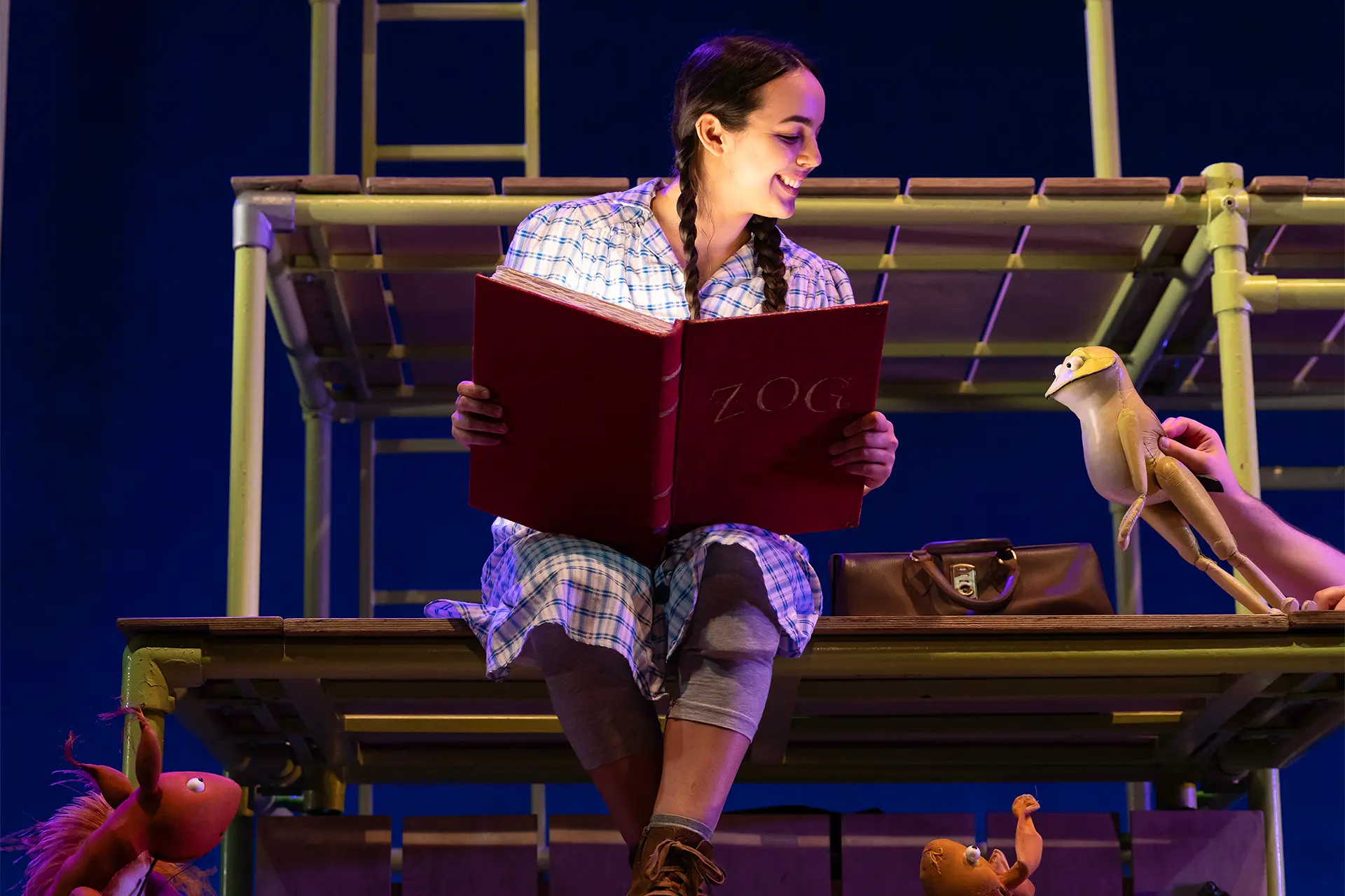 Zog Live on stage - UK Tour. Photography by Jess Shurte